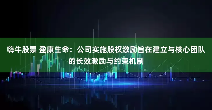 嗨牛股票 盈康生命：公司实施股权激励旨在建立与核心团队的长效激励与约束机制